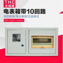太湖城電表箱 太湖城 單相表箱帶10回路明裝 PZ40